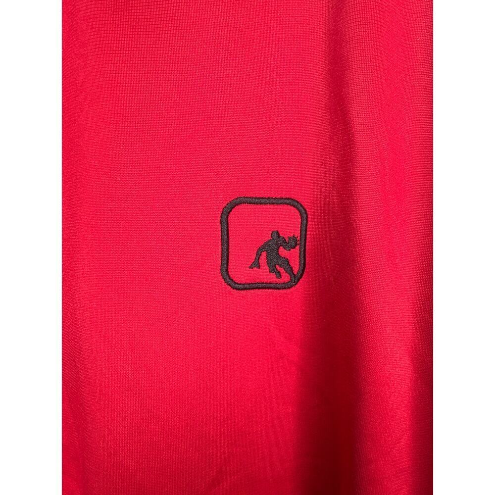 AND1 Red Full-Zip Track Jacket Mens XXL Streetwear Sports Warm-Up - Picture 3 of 7